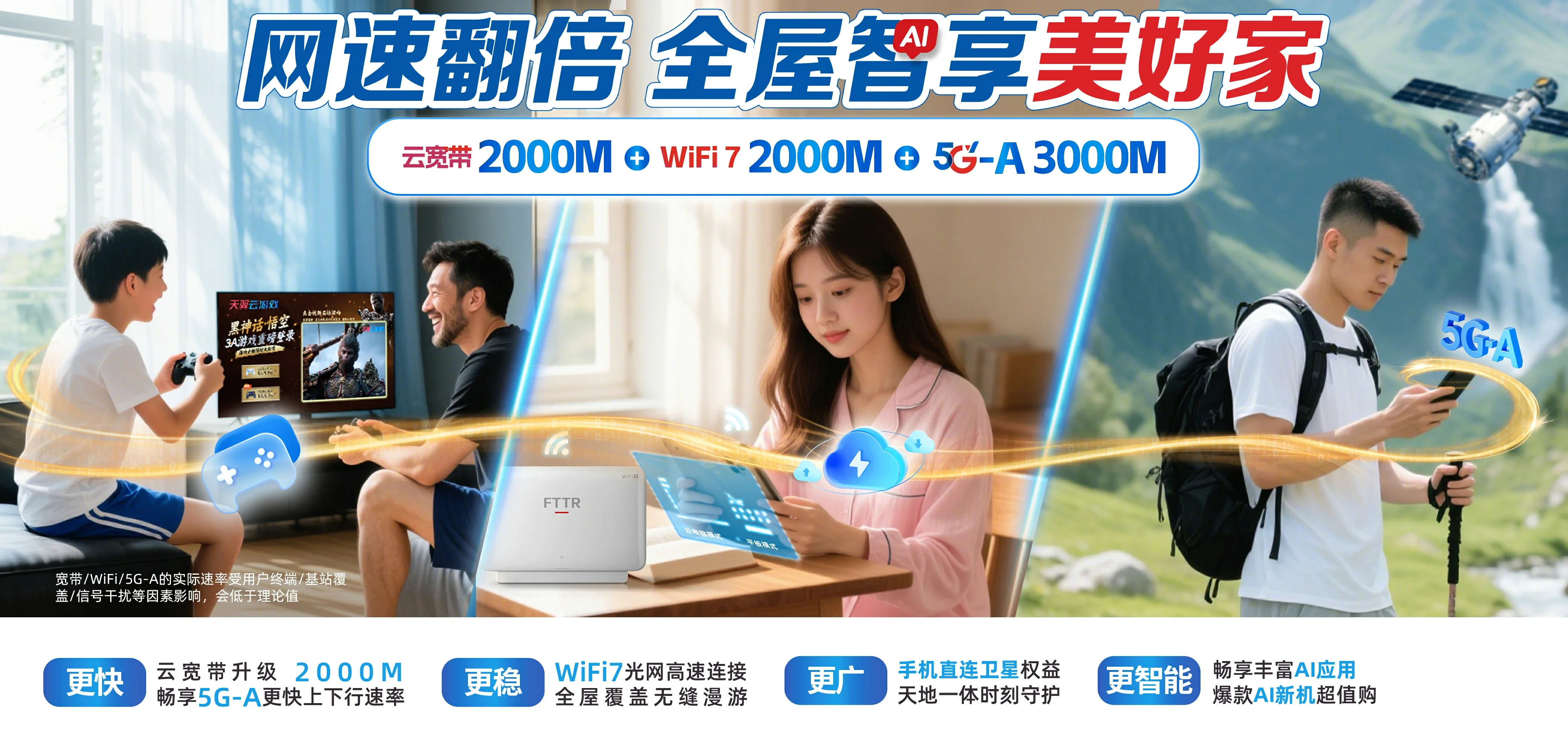 中国电信 开平区电信宽带 宽带套餐
